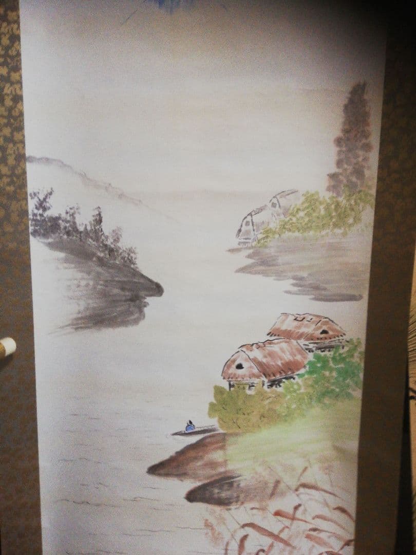 風景画掛軸10品、箱付き、個別要望可