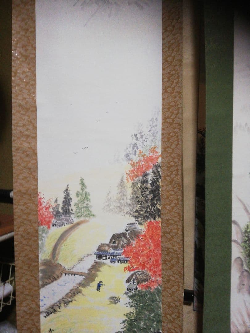 風景画掛軸10品、箱付き、個別要望可