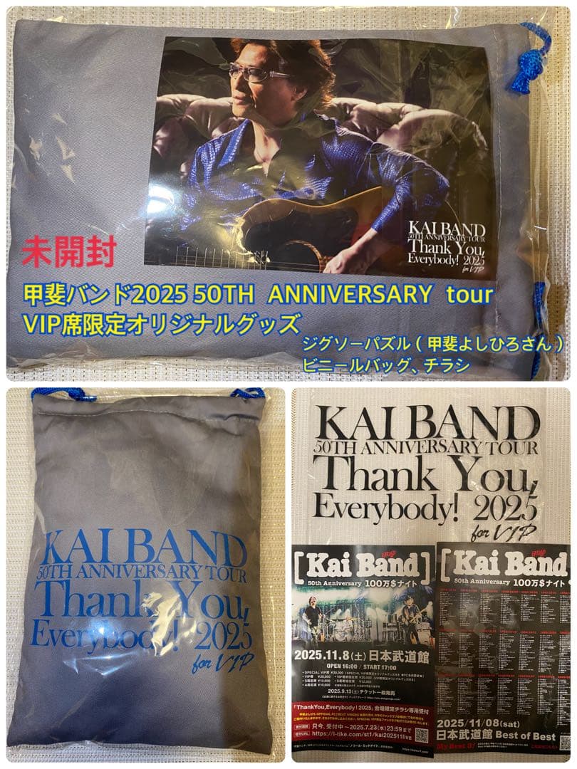 甲斐バンド 50周年記念ツアー VIPグッズ ジグソーパズル 2025 - メルカリ