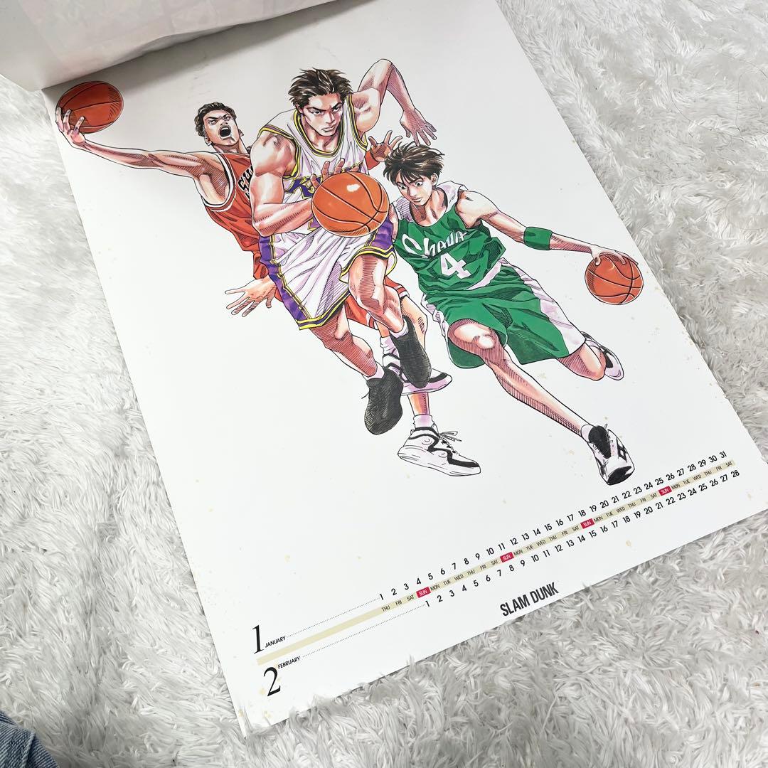 激レア スラムダンク SLAM DUNK 1998年 カレンダー 井上雄彦 - メルカリ
