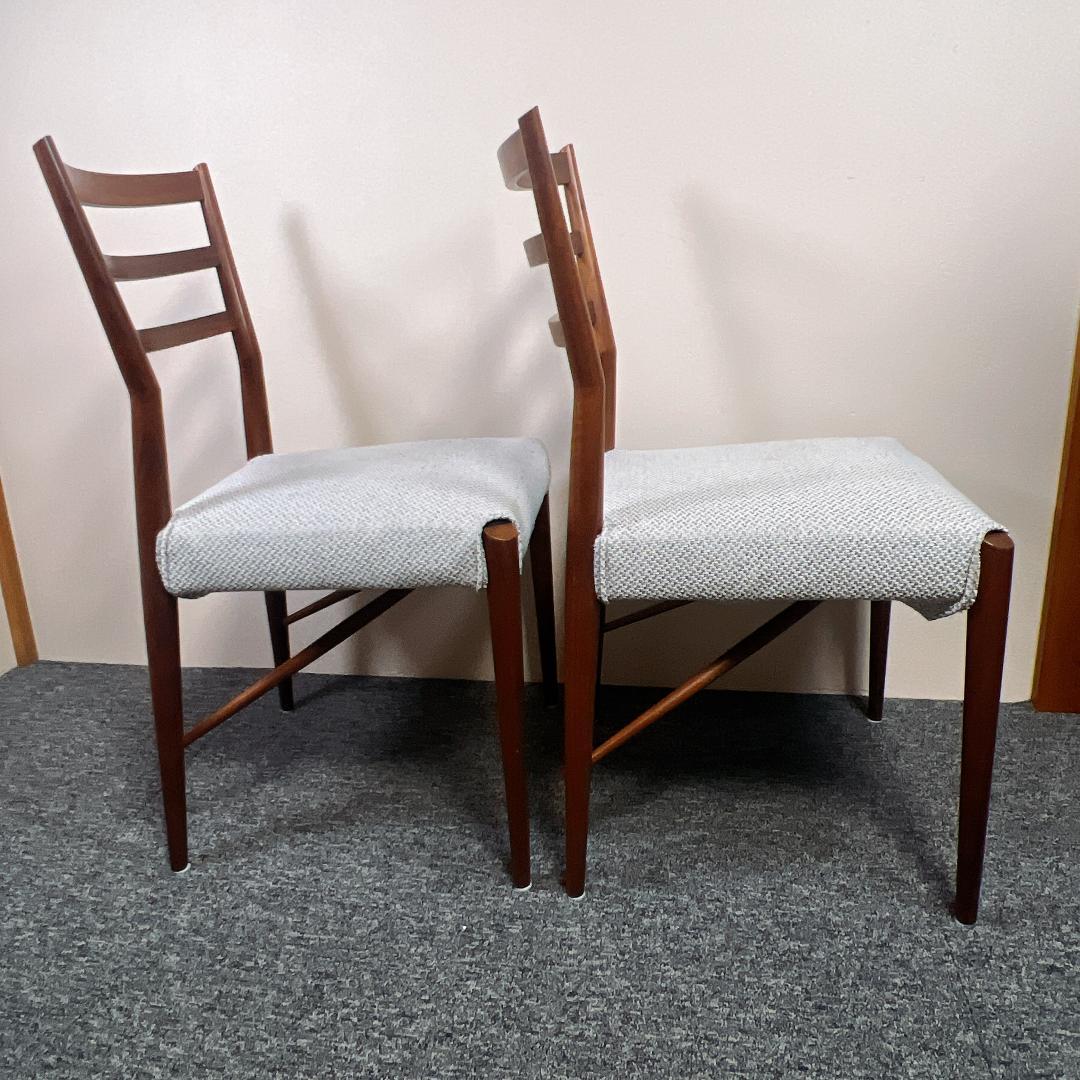 【美品】飛騨の家具 日進木工 グロウ 北欧風ナチュラルダイニングチェア2脚