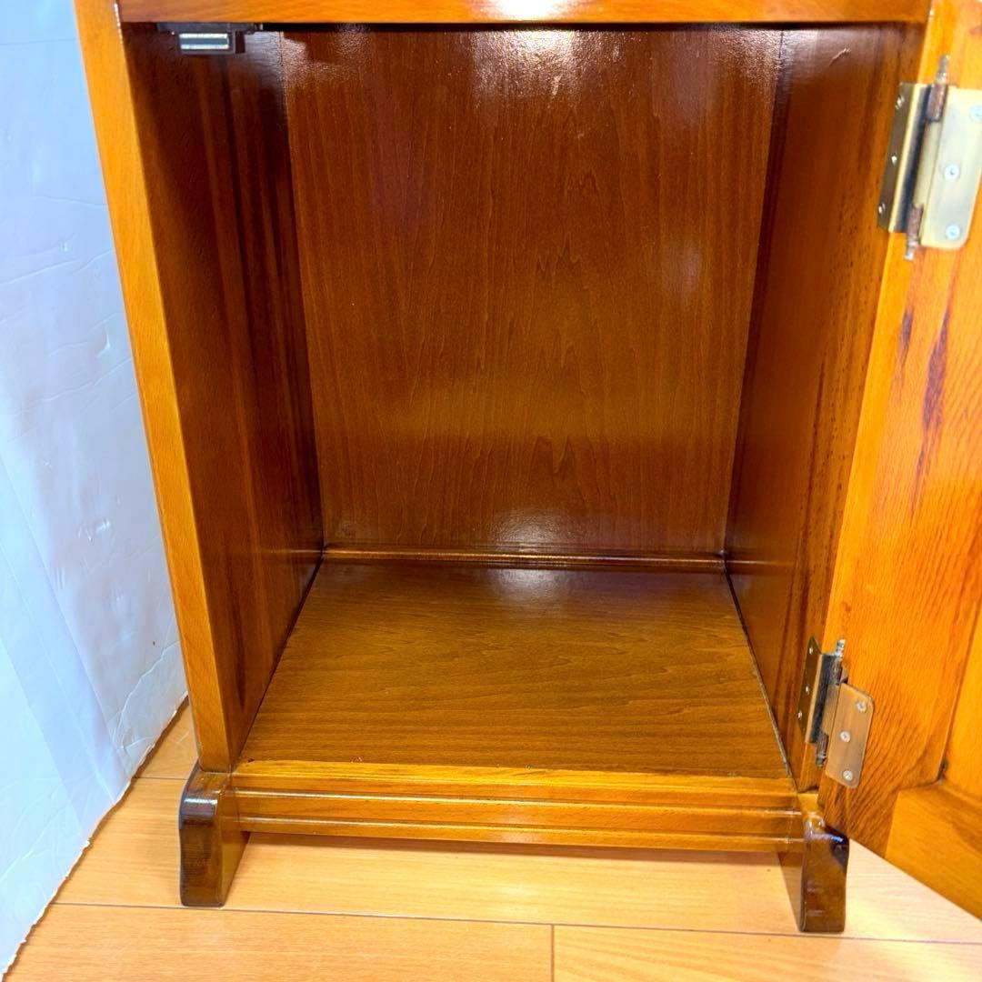 カリモク コロニアル ヴィンテージ 電話台 花台 飾台 オブジェ台