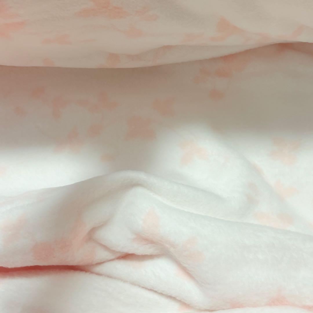  ウェッジウッド　ワイルドストロベリー　綿毛布　ピンク