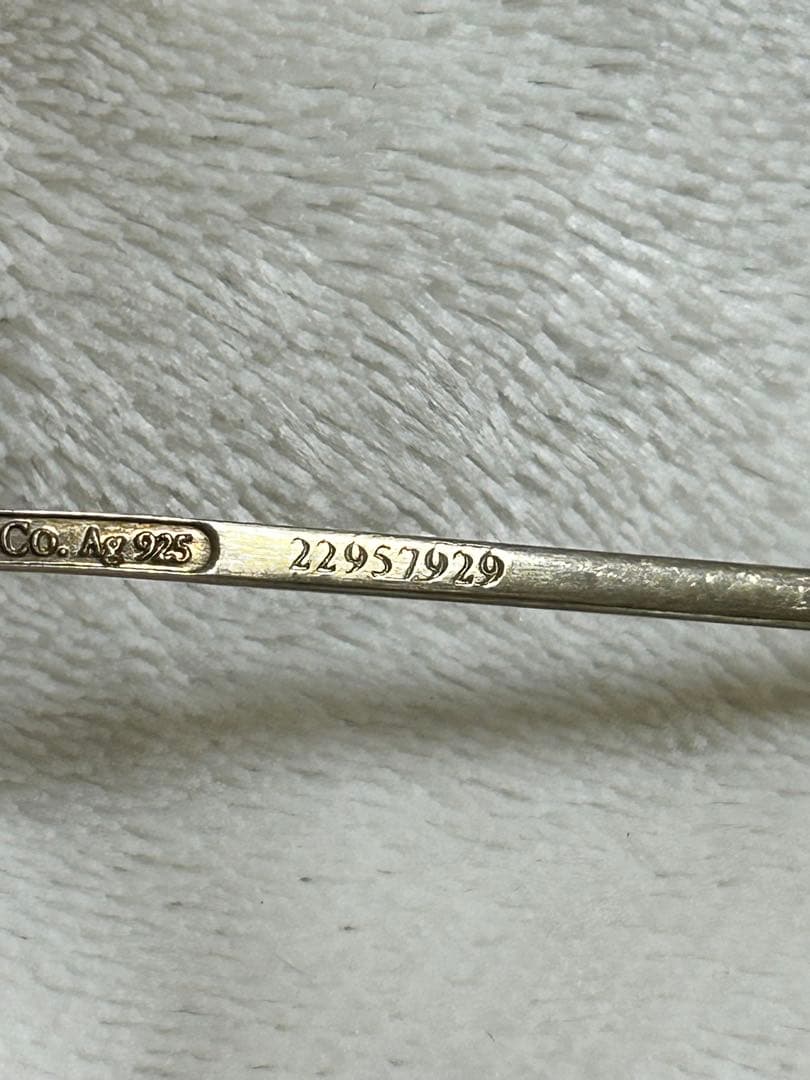 Tiffany & Co. 銀925 スプーン 立方体デザイン