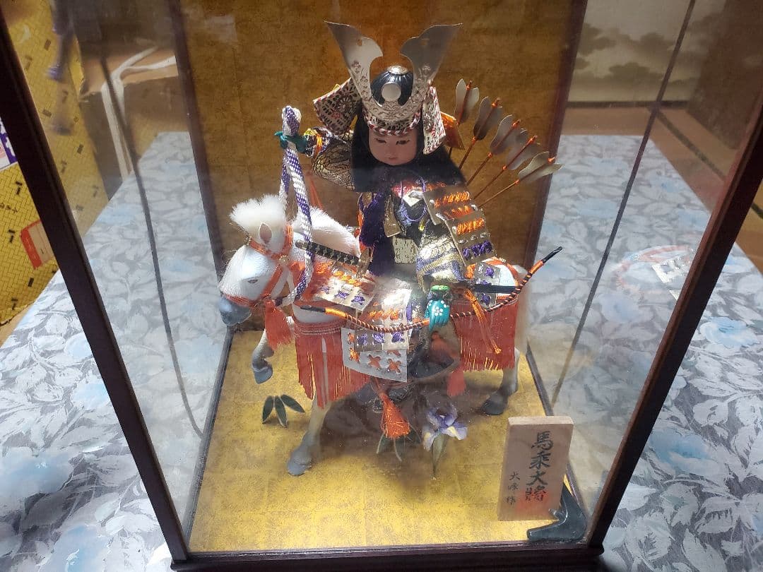 五月人形 ケース付き 約30cm