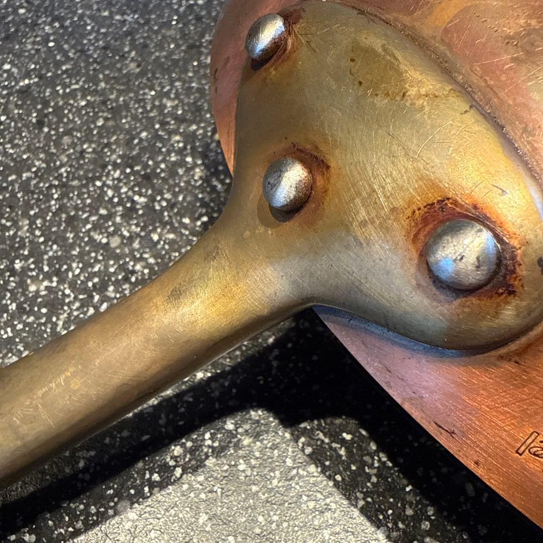 【美品】Mauviel純銅製片手フライパン26cm