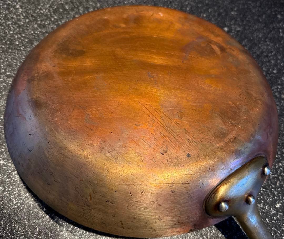 【美品】Mauviel純銅製片手フライパン26cm