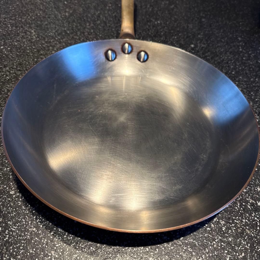 【美品】Mauviel純銅製片手フライパン26cm