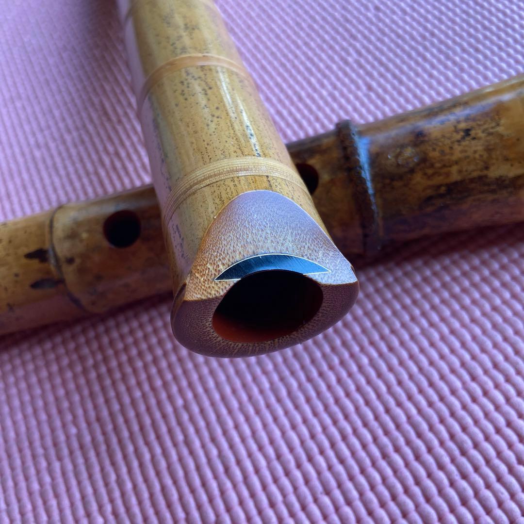 109 大幅値下げ 尺八 一尺八寸管 唄口金 精華銘四印 最高級品 - メルカリ