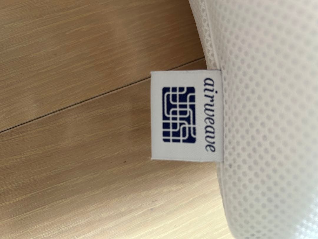 【2.3度使用】airweave S-LINEメッシュ枕 ホワイト