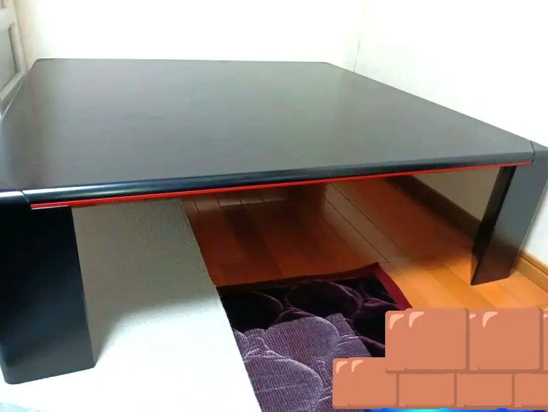 ★ローテーブル　マルニ木工 maruni　レトロ 少傷有 大型　希少 木製