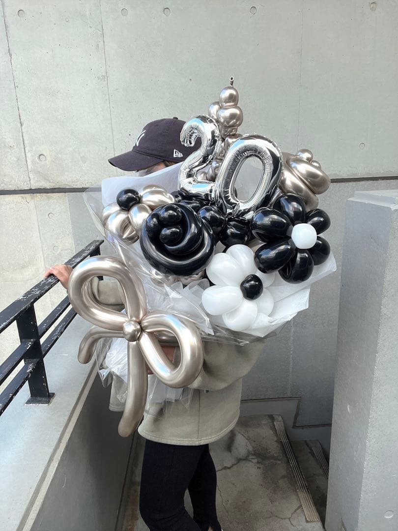 ⭐︎バルーンブーケ⭐︎モノトーン