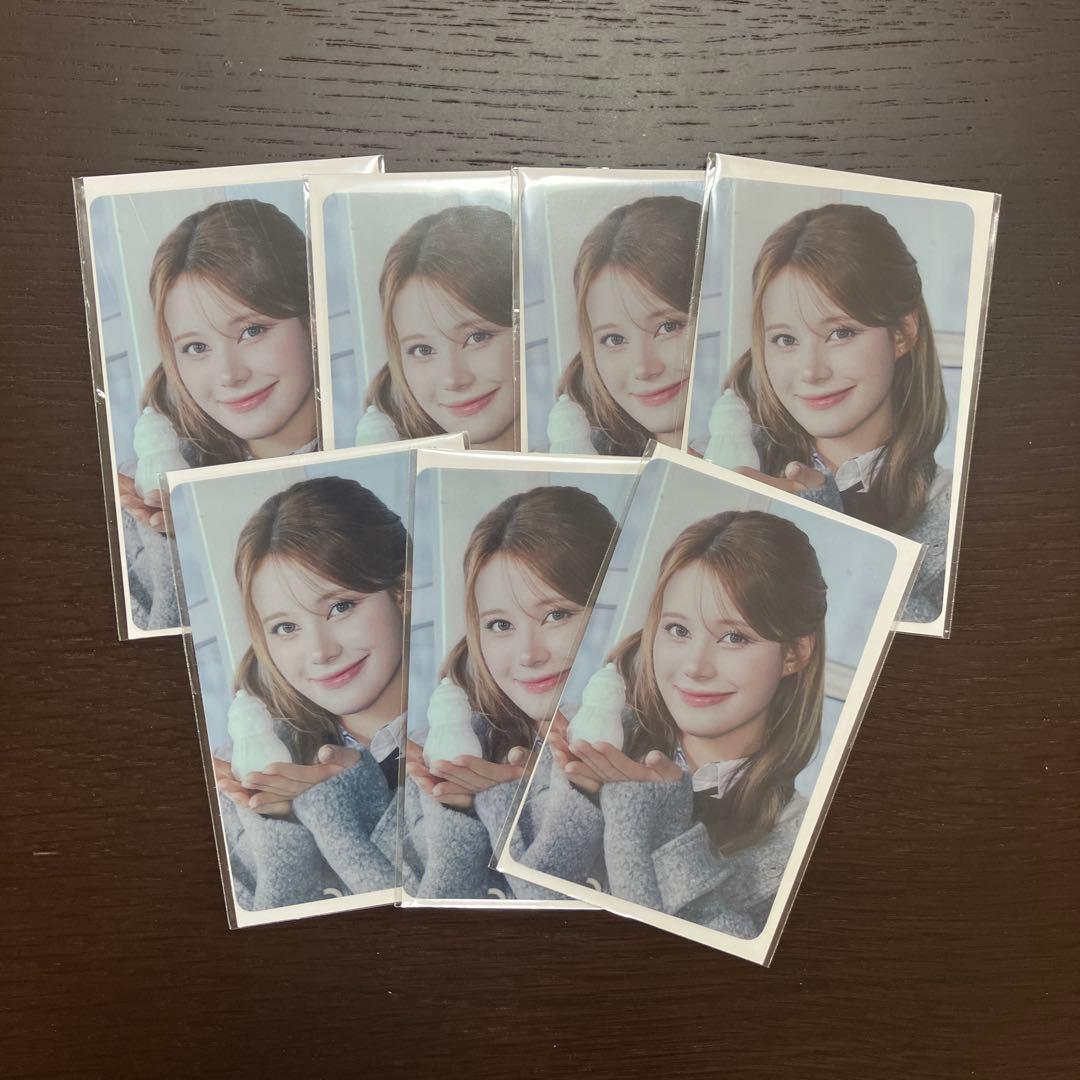 NiziU ニナ ハピドロ F賞 トレカ フォトカード AB セット - メルカリ