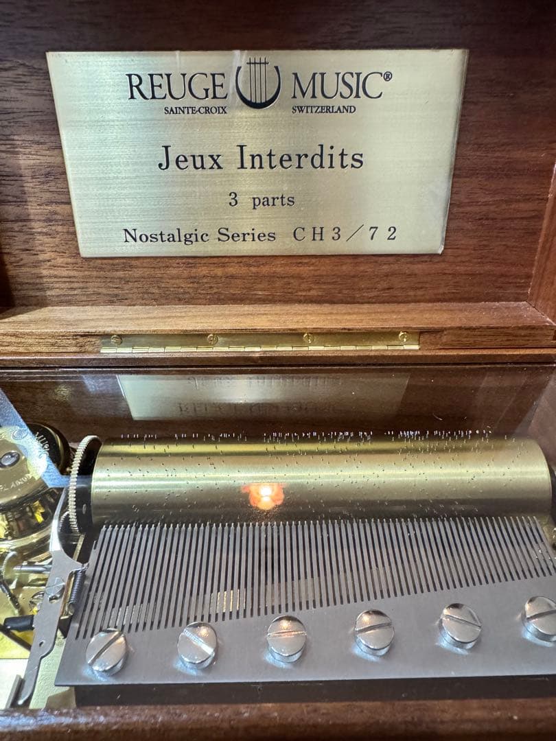 REUGE リュージュ Jeux Interdits オルゴール 禁じられた遊び