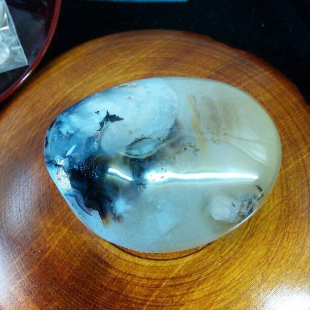 ★特選一石④★お守り♦【メノウデンドリッククォーツ原石♣ブレスレット♠】P付♥