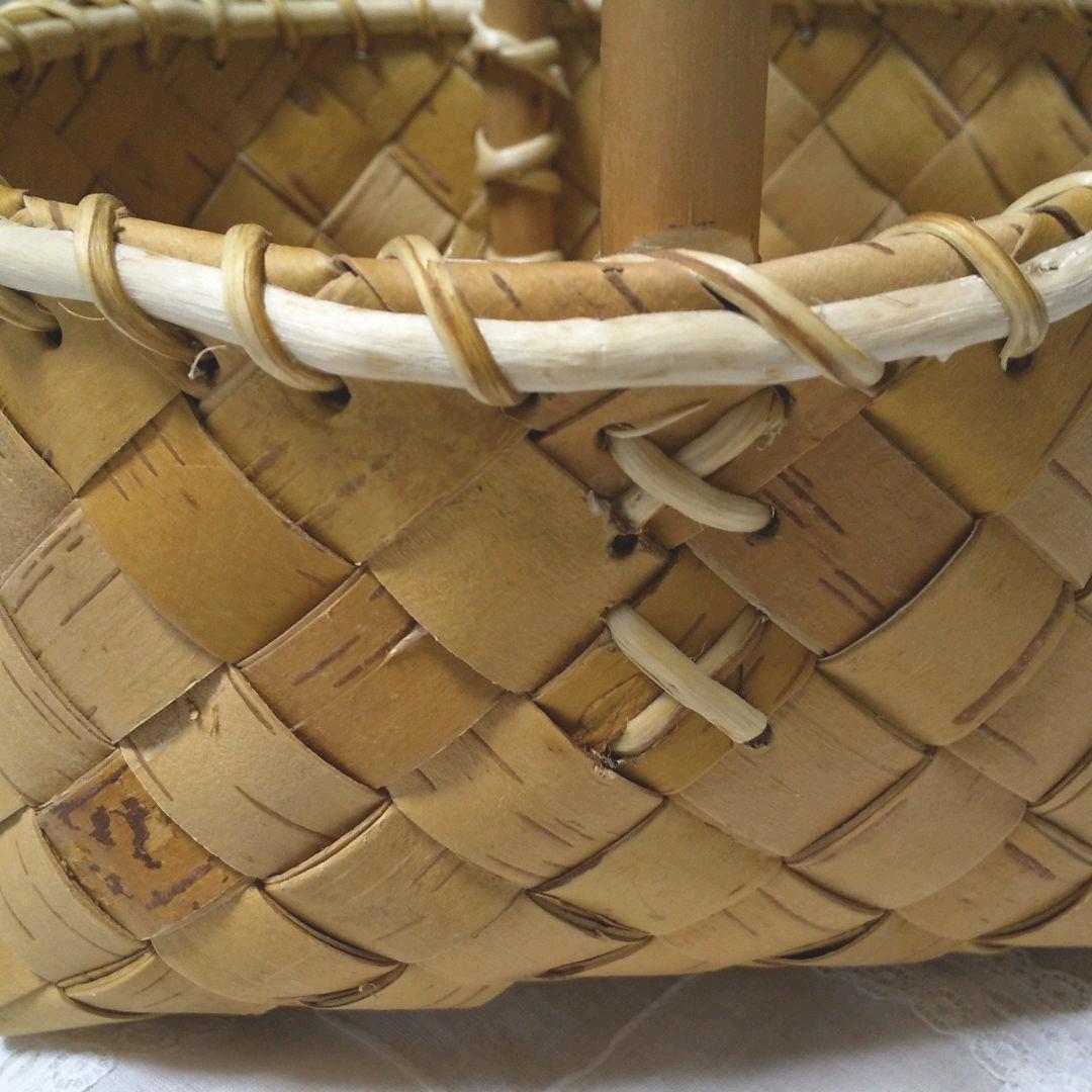 北欧、白樺バスケット