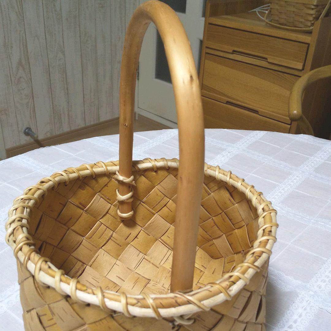 北欧、白樺バスケット