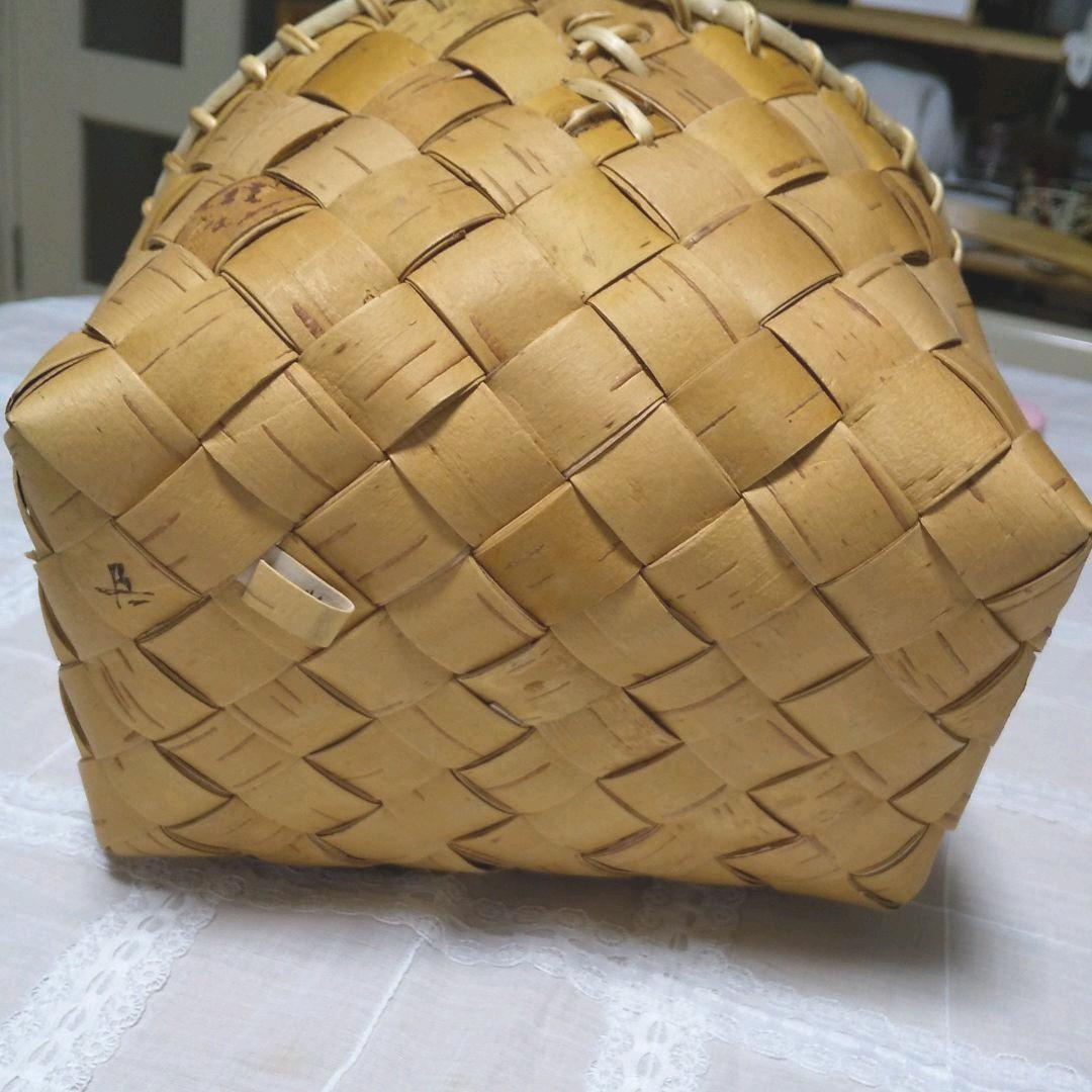 北欧、白樺バスケット