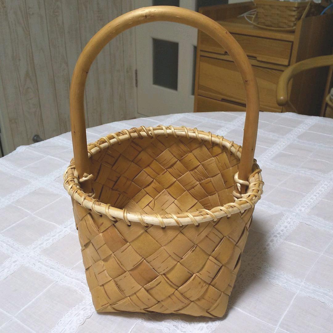 北欧、白樺バスケット