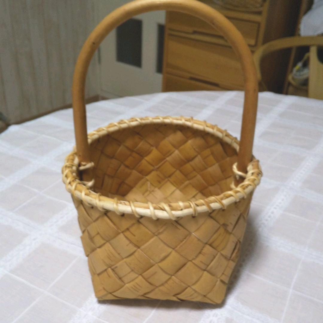 北欧、白樺バスケット