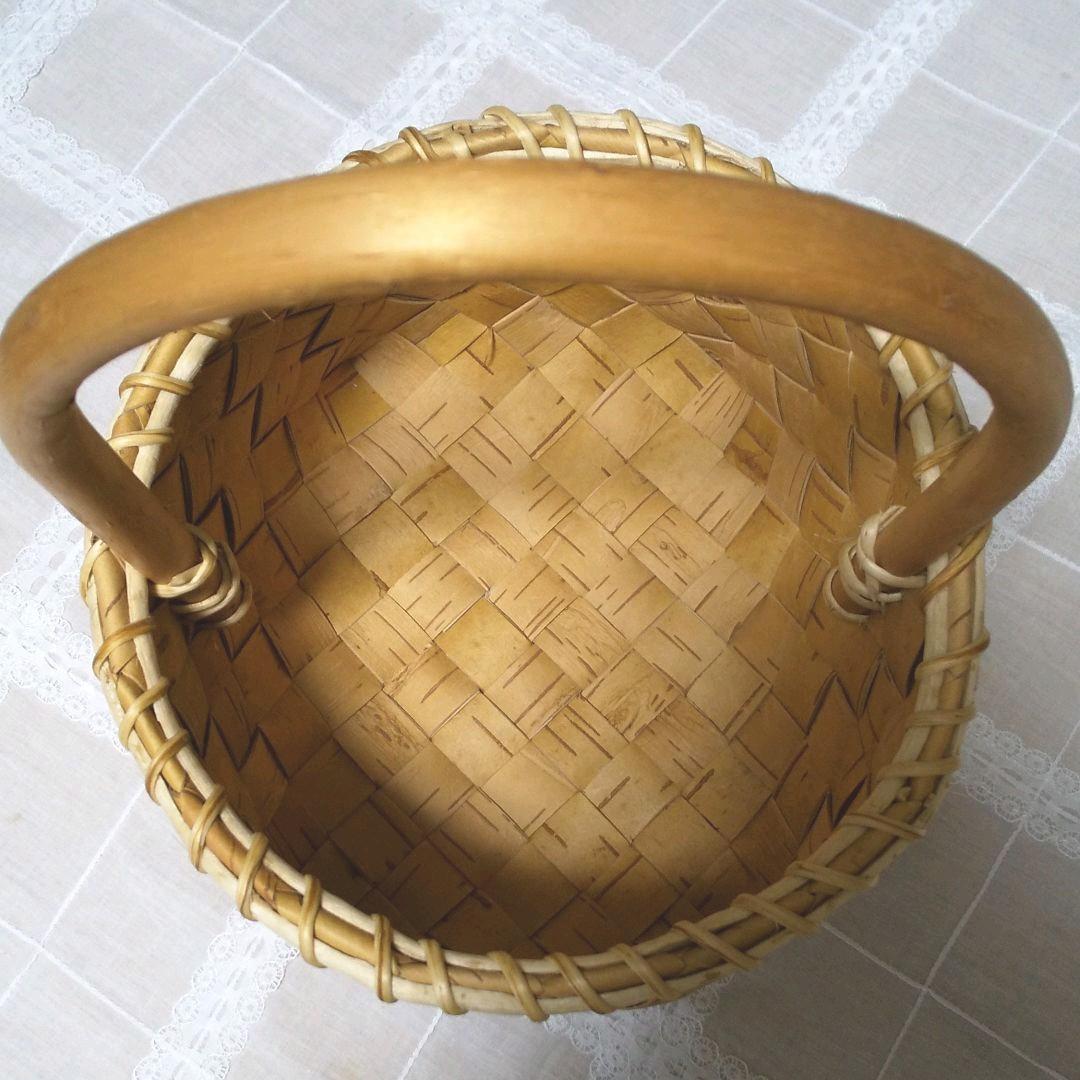 北欧、白樺バスケット