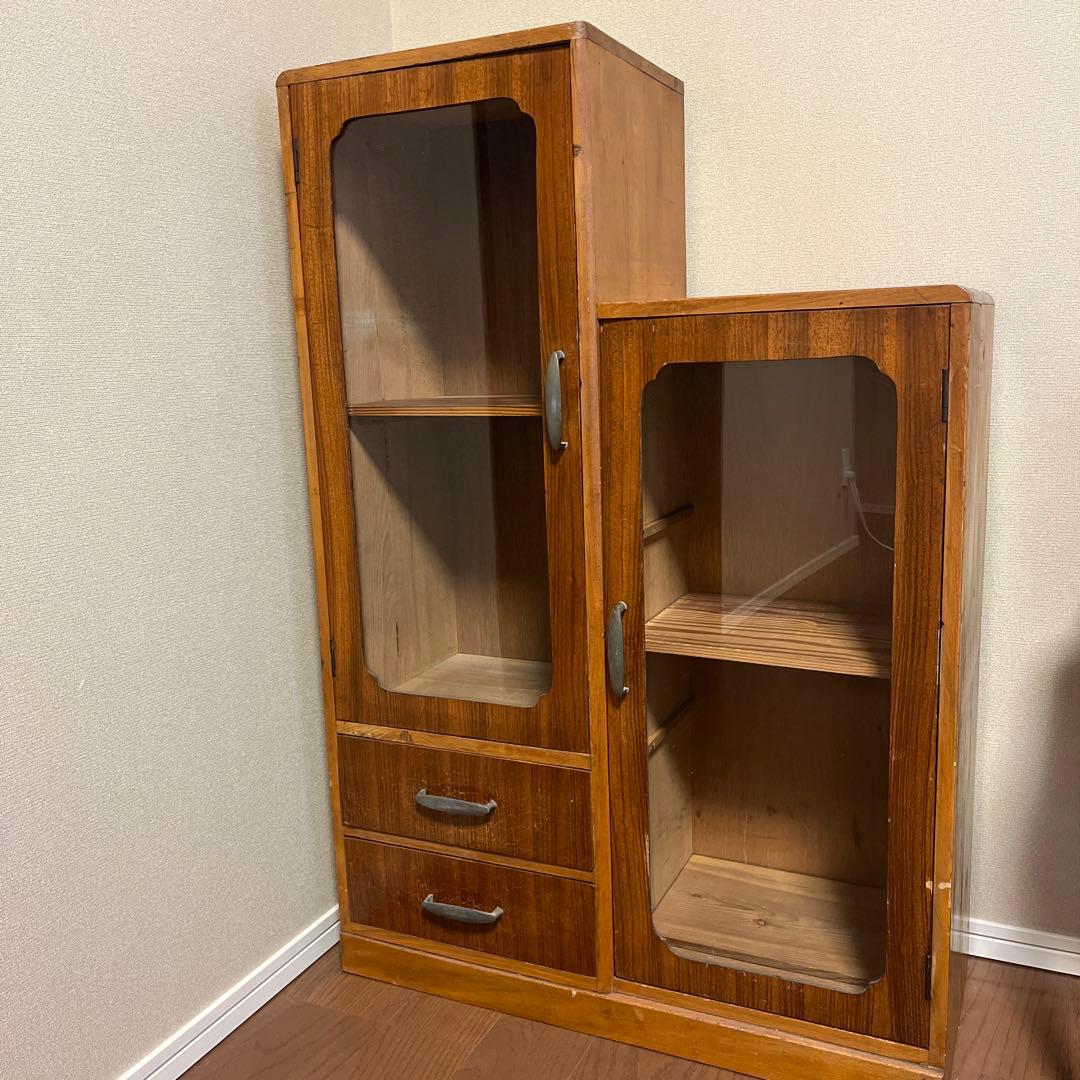 昭和レトロ　飾り棚　ヴィンテージ