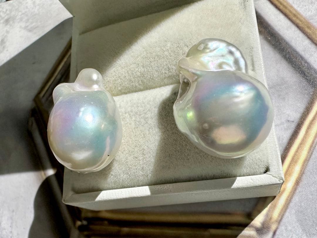 k14  バロック（オイスター）　直結ピアス