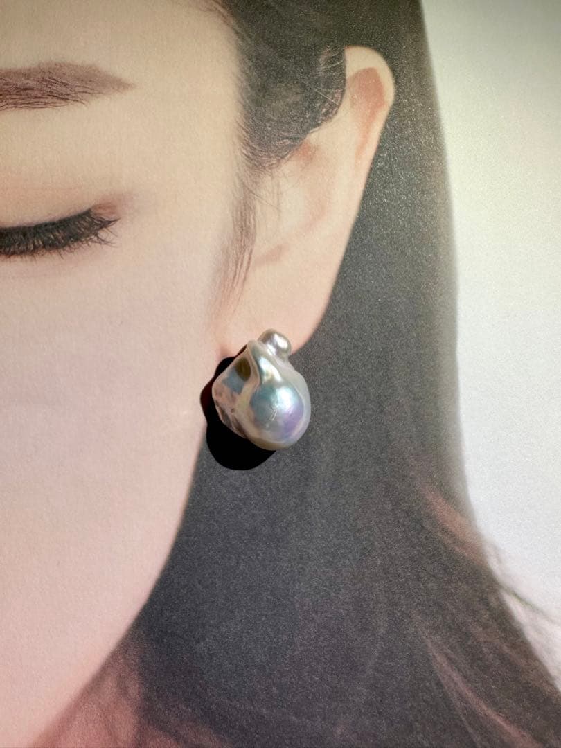 k14  バロック（オイスター）　直結ピアス