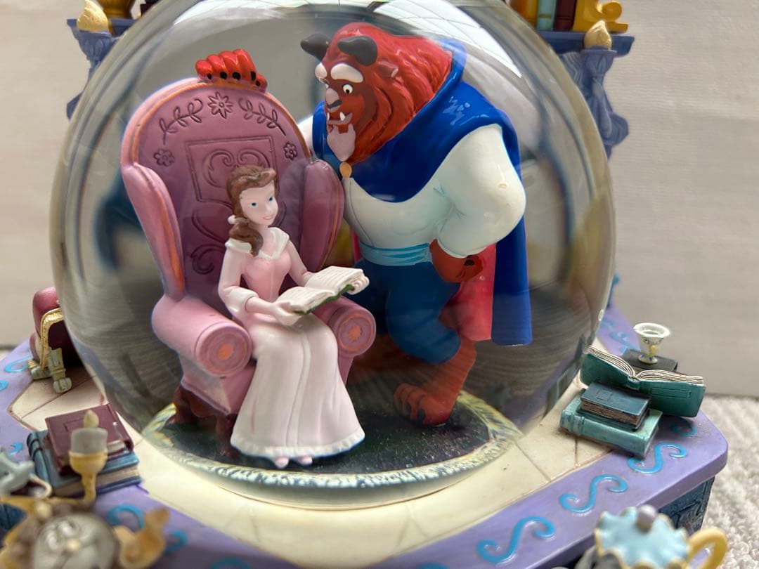 レア★美女と野獣 ベル ルミエール スノーグローブ スノードーム