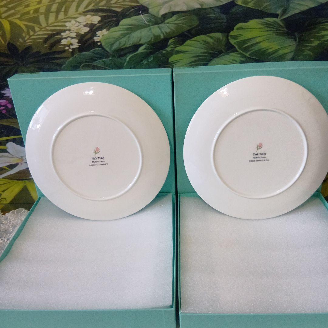 ❤Tiffany & Co.『 ピンクチューリップ』ブルー&イエロー 箱付き