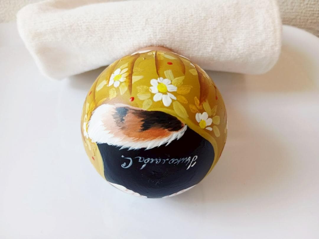 【CBT104】9cm級 北欧雑貨　ネコのおきあがりこぼし(大) スベトラーナ