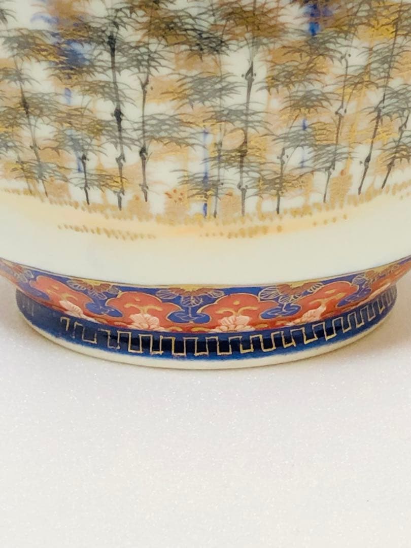 最終割引価格 明治 初期 有田焼 明治香蘭社 オールド香蘭社 色絵竹林文