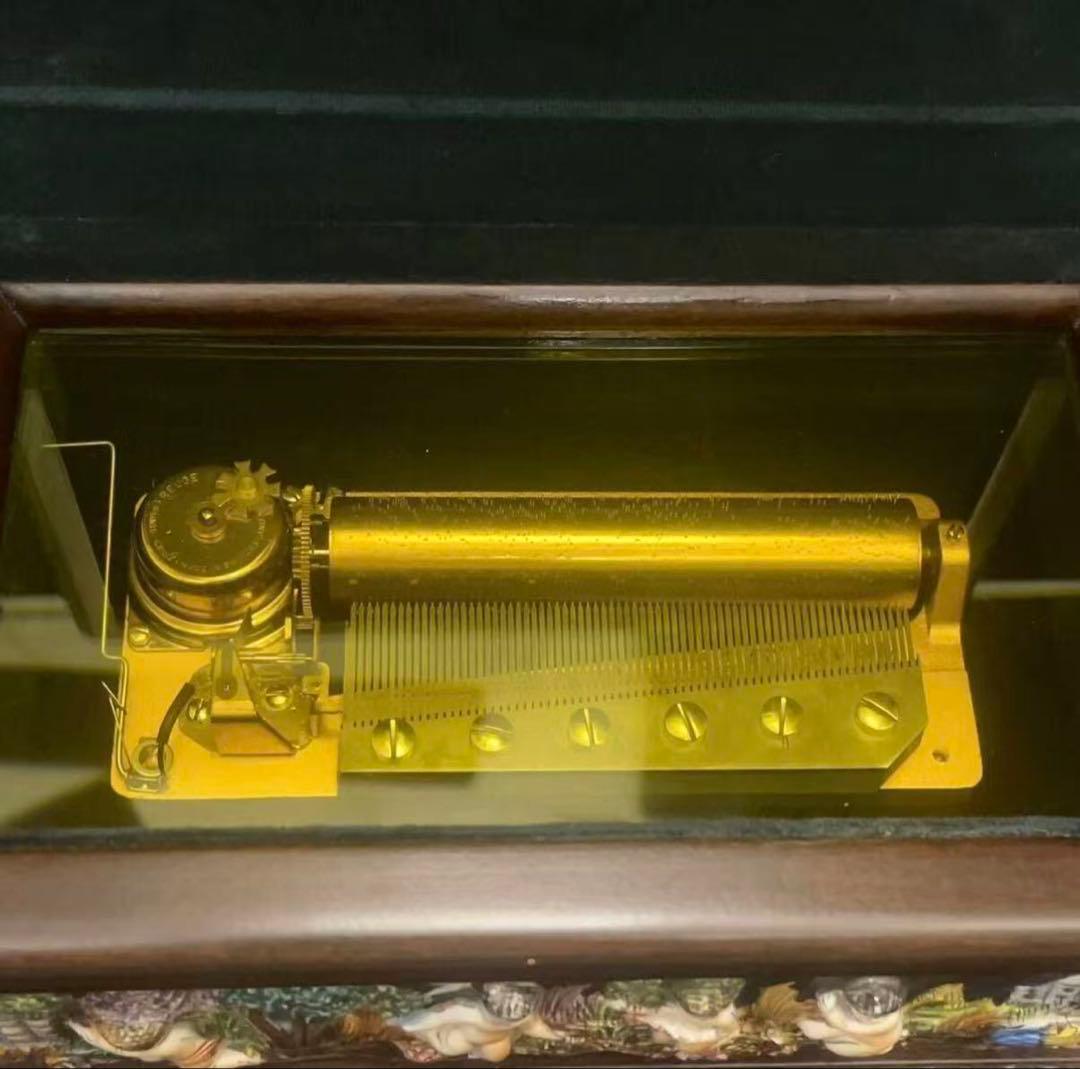 厳選希少作 REUGE リュージュ 72弁 オルゴール カポディモンテ 七宝