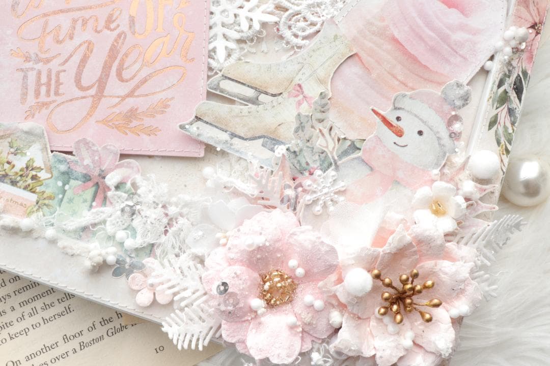 Pink Christmas フォトフレーム☃　完成品