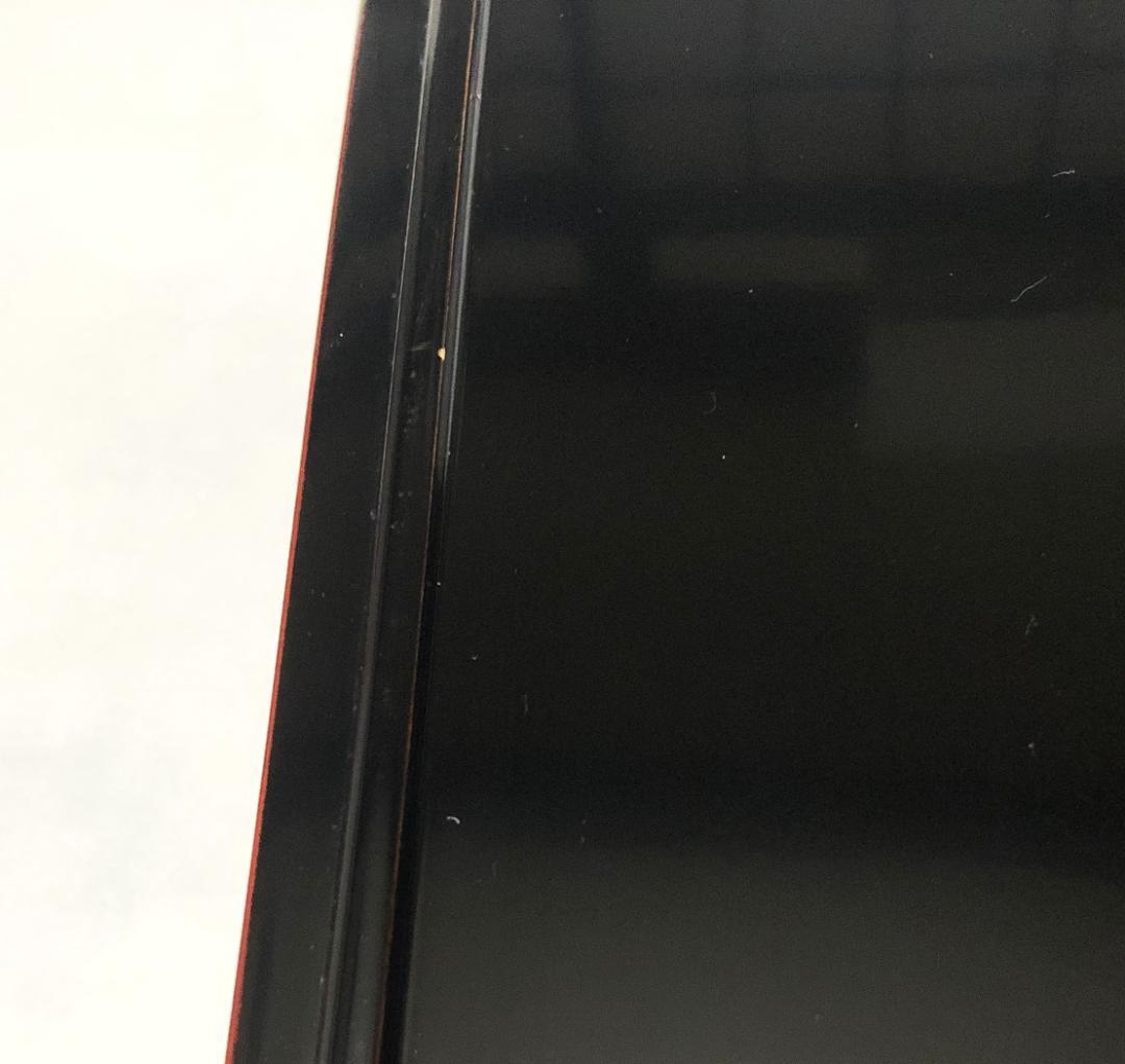 重箱 おせち 二段重 木製漆塗 朱 6.5寸 19.5cm 漆器 アウトレット②