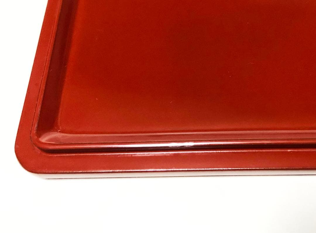 重箱 おせち 二段重 木製漆塗 朱 6.5寸 19.5cm 漆器 アウトレット②