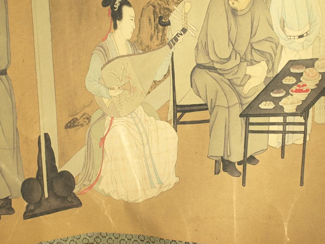 中国古美術 時代書道※激安骨董品 顾闳中 作 BD647A14-2