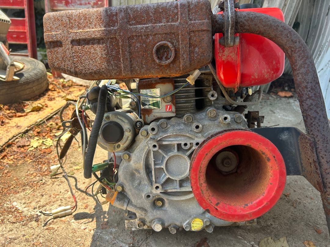 宮崎　ヤンマー　空冷ディーゼルエンジン　セル付き L60 6馬力　ディーゼル