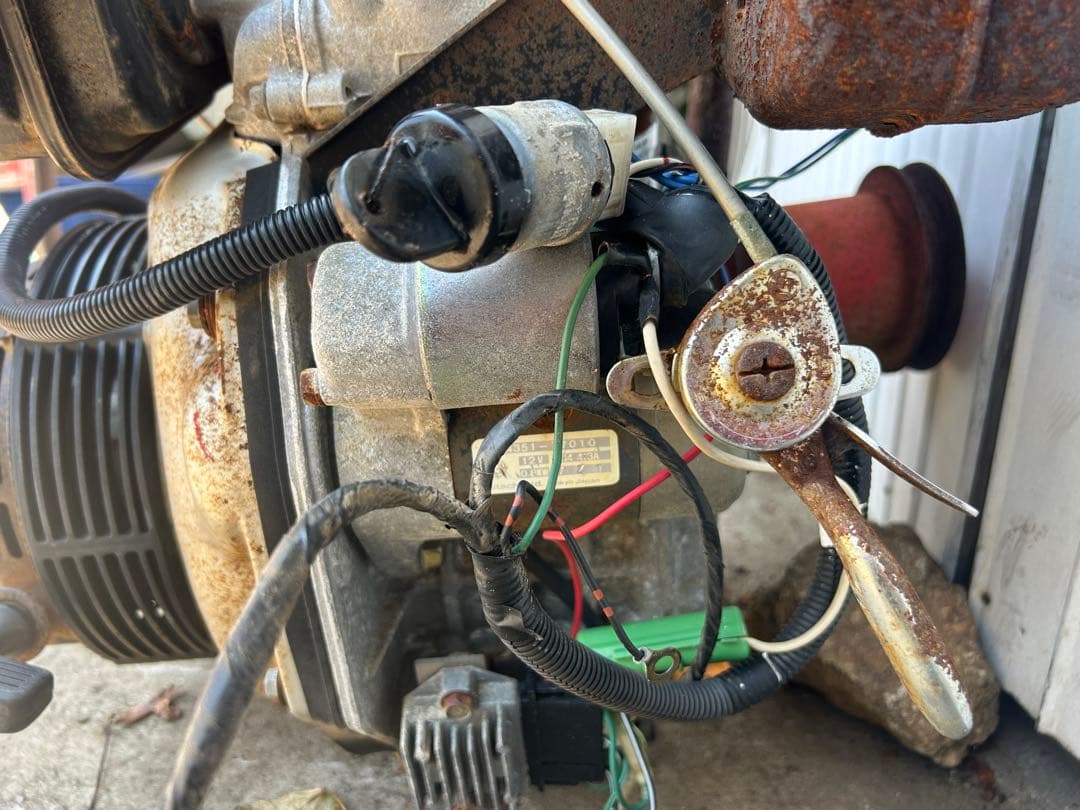 宮崎　ヤンマー　空冷ディーゼルエンジン　セル付き L60 6馬力　ディーゼル