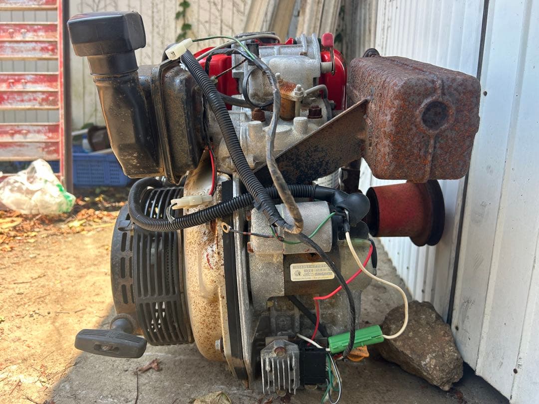 宮崎　ヤンマー　空冷ディーゼルエンジン　セル付き L60 6馬力　ディーゼル