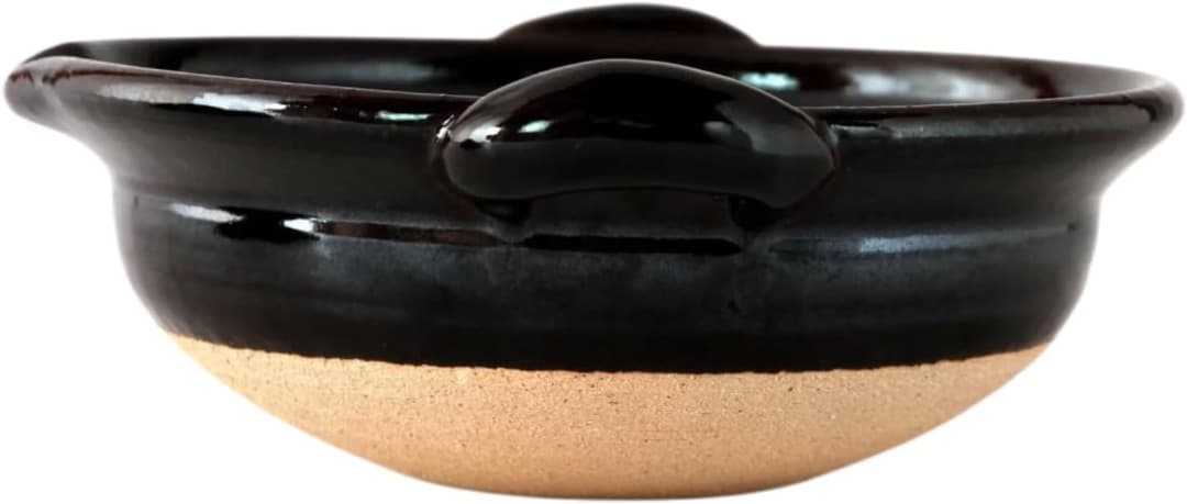 再値下げ　新品　土鍋　土楽窯　口付き　黒鍋　尺　10号　４〜６人用　圡楽　伊賀焼