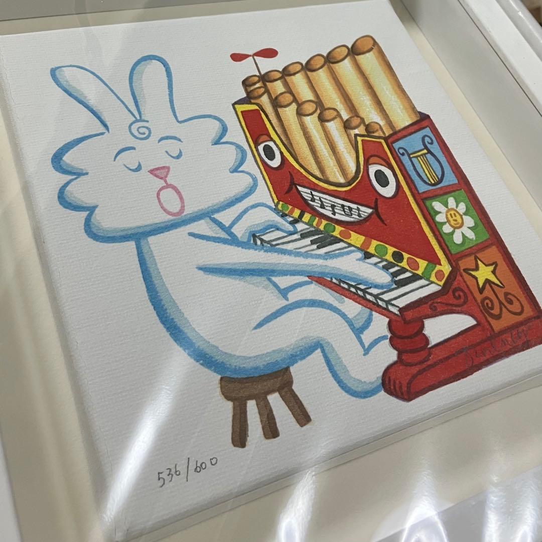 真作 ロドニーグリーンブラット 直筆サイン入り ジクレー版画 サンダー