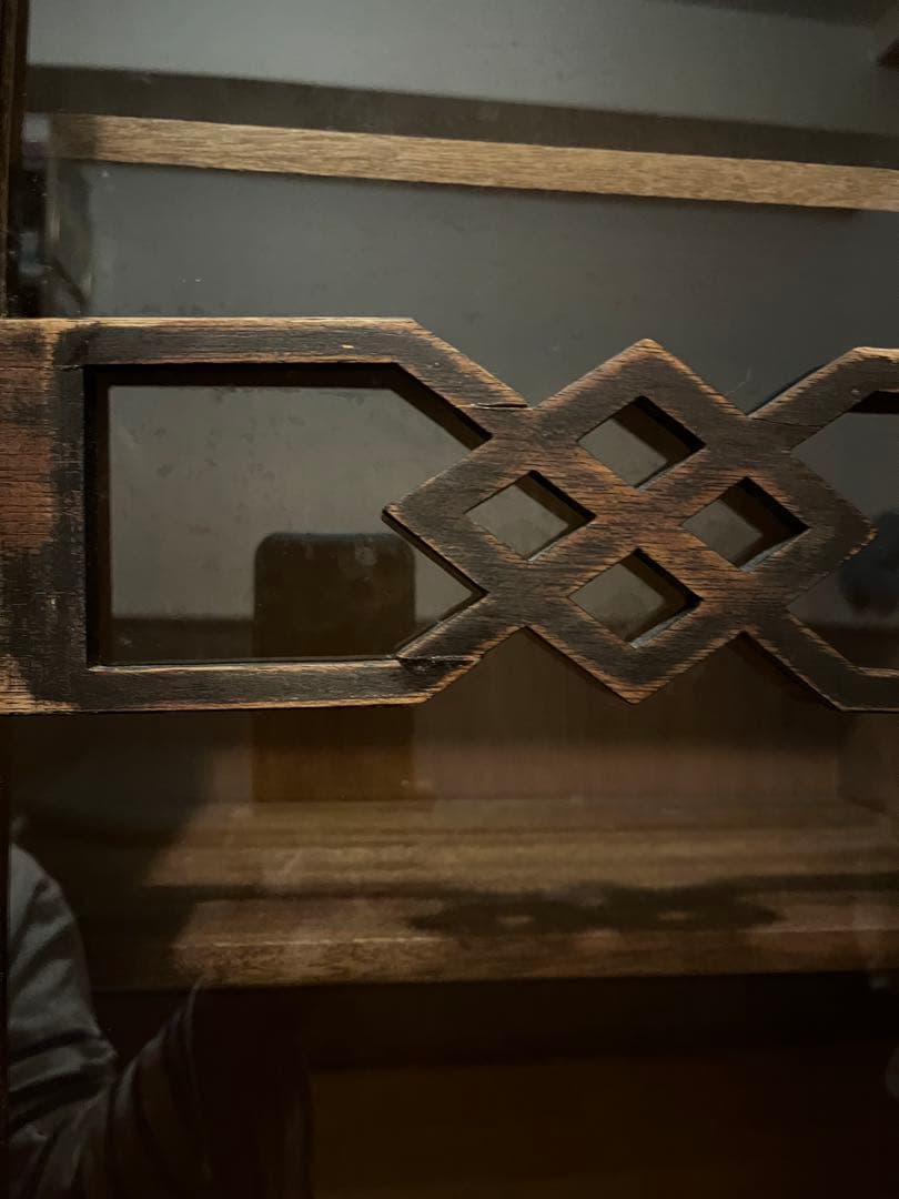 【1月29日まで】ヴィンテージ収納棚 本棚 飾り棚 食器棚 古家具