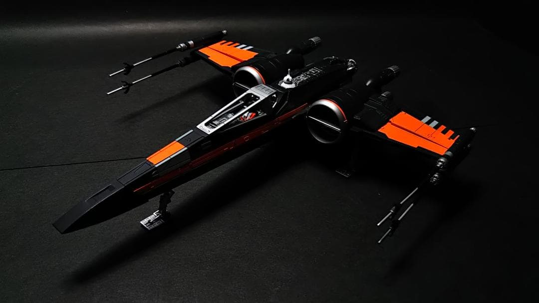 電飾改修 完成品 ブースティッド Xウイング 1/72 塗装済 BANDAI - メルカリ