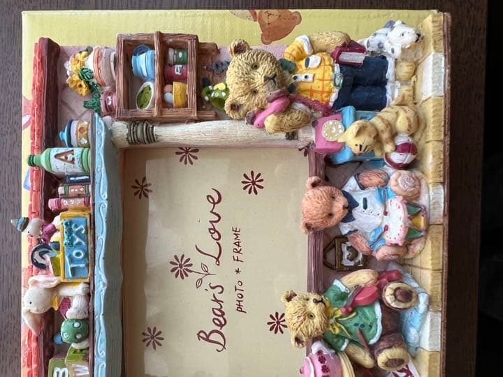 ヴィンテージ  フォトフレーム　クマ　テディーベア
