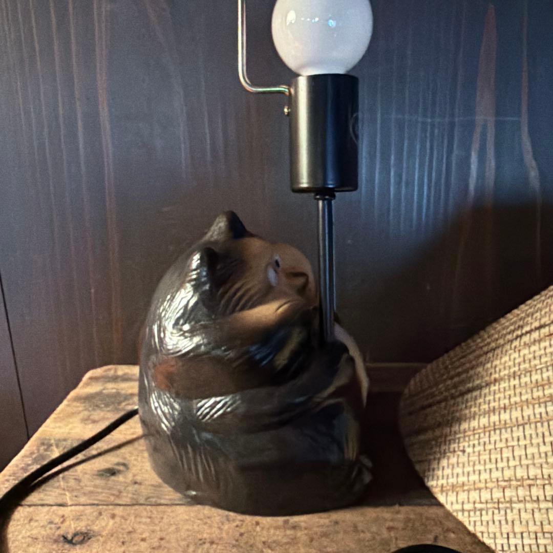 昭和レトロ 希少 松下電工 信楽焼たぬきランプ 縁起物 商売繁盛 訳あり