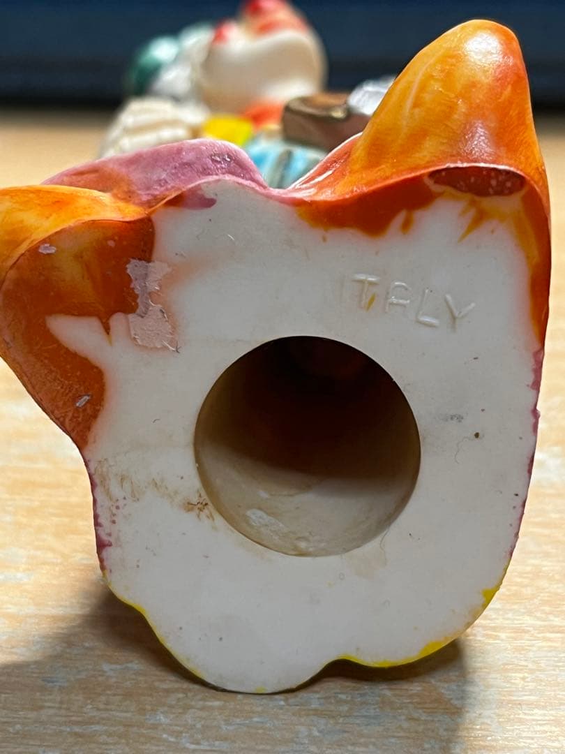 ピエロ ハンドペイント カポディモンテ 人形 イタリア製 - メルカリ