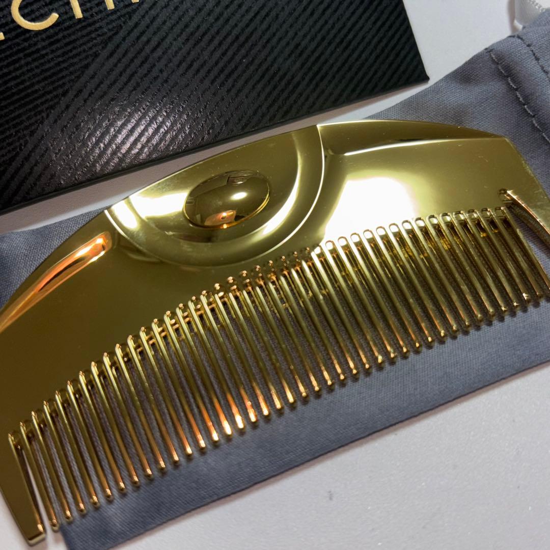 LOVECHROME ゴールドヘアコーム 専用ポーチ付き