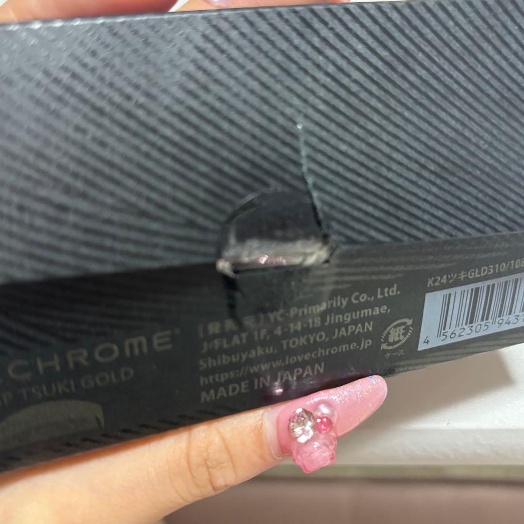 LOVECHROME ゴールドヘアコーム 専用ポーチ付き