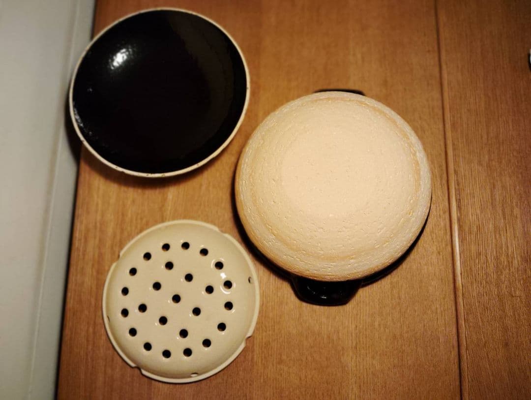 美品 永谷園 ヘルシー蒸し鍋 27cm 土鍋